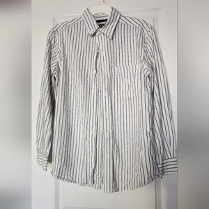 Blue Striped Dress Shirt